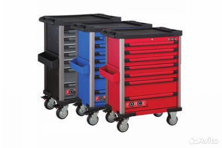 Инструментальная тумба 7 секций 286 пред. force