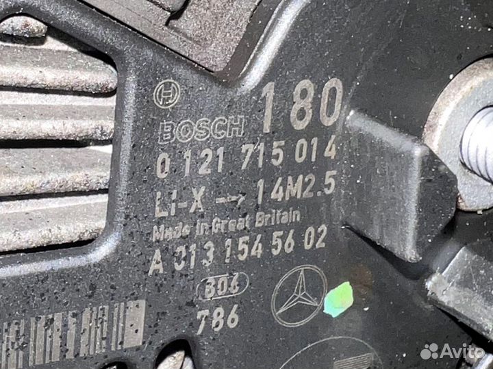 Генератор Mercedes w221 w212 3.5-5.5 180A