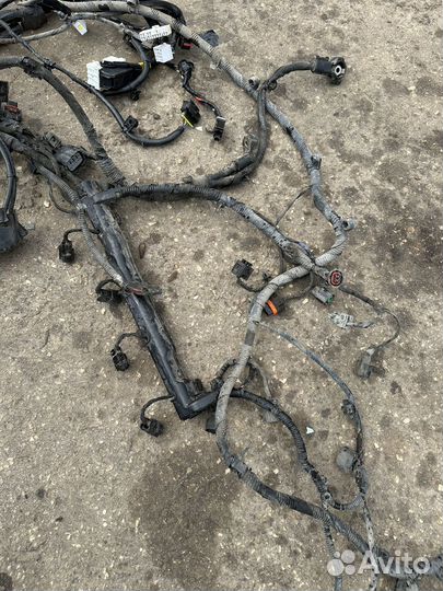 Kia Rio 3 автомат проводка двигателя