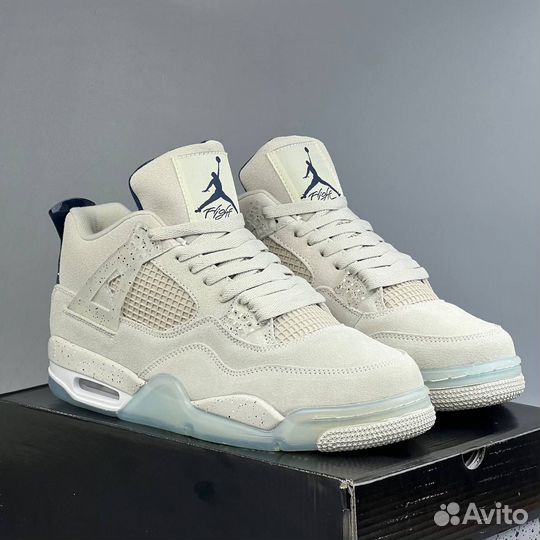 Nike Air Jordan 4 белые