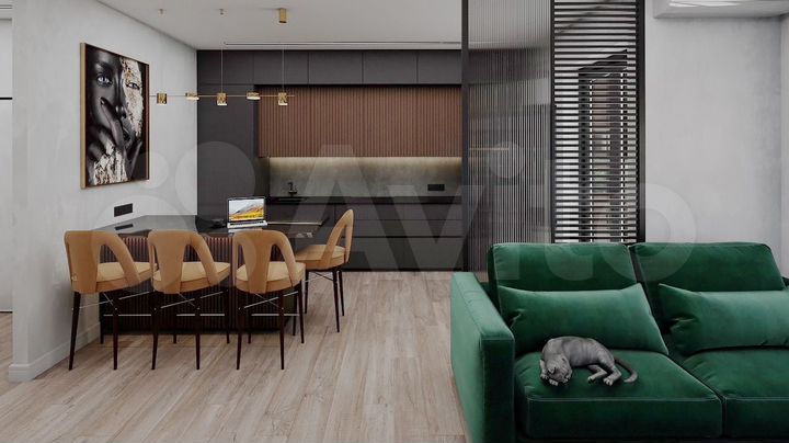 3-к. квартира, 102 м², 6/21 эт.