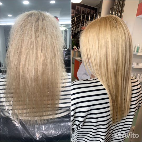 Кератиновое выпрямление/ботокс для волос