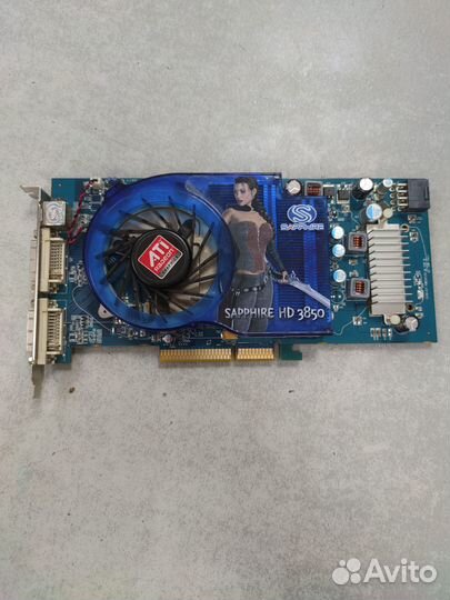 Видеокарта AGP AMD radeon HD3850