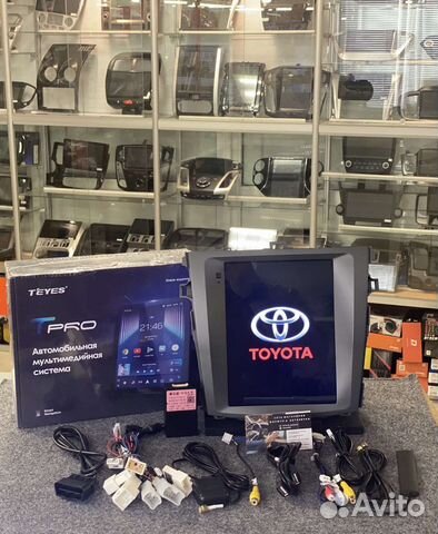 Штатная магнитола Toyota Corolla Е 150 Tesla style