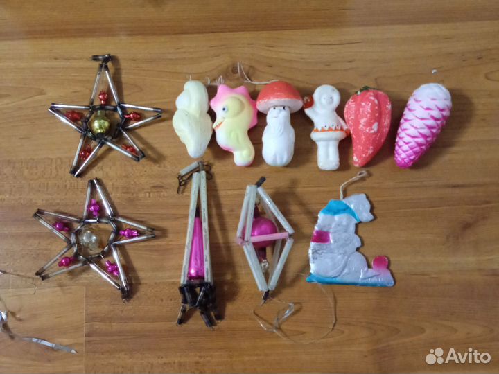 Елочные игрушки СССР одним лотом