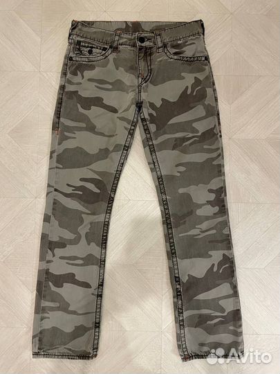 Джинсы True religion straight camo 30