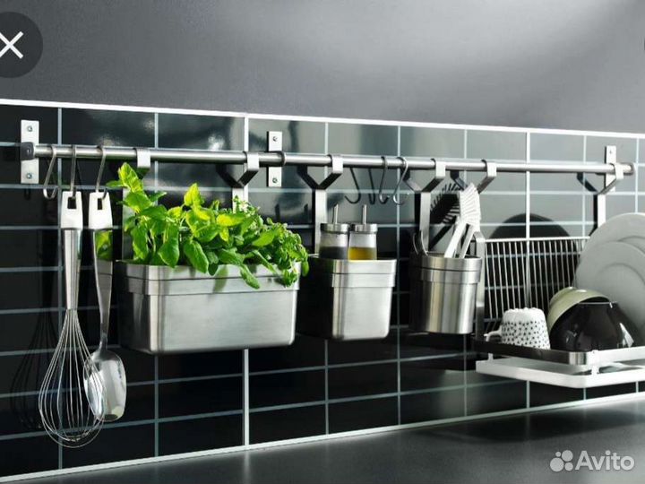 Рейлинг Грундванет IKEA 60 см 2 шт