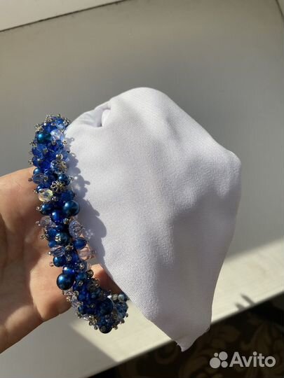 Ободок для волос ручной работы