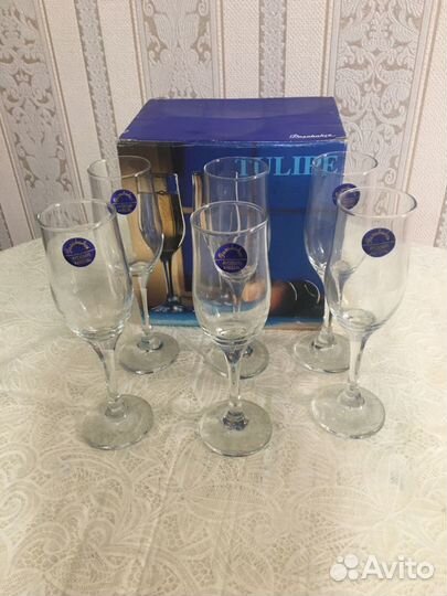 Фужеры-бокалы новые,высокого качества