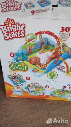 Развивающий коврик и куб