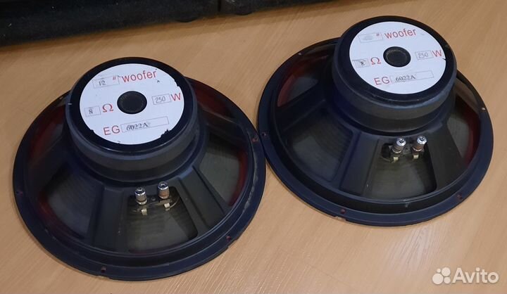 Динамики EG по 250W 2ш Pro Колонки 12