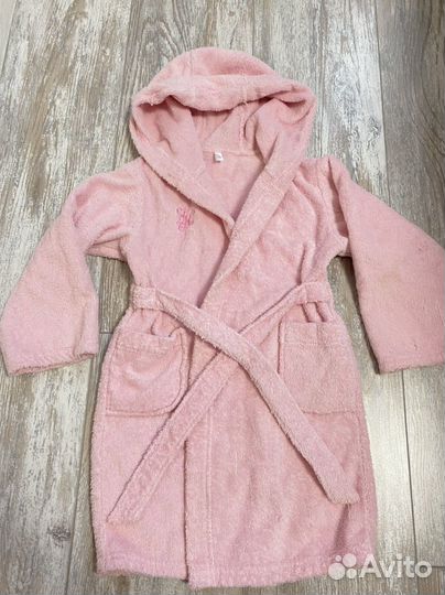 Халат махровый для девочки