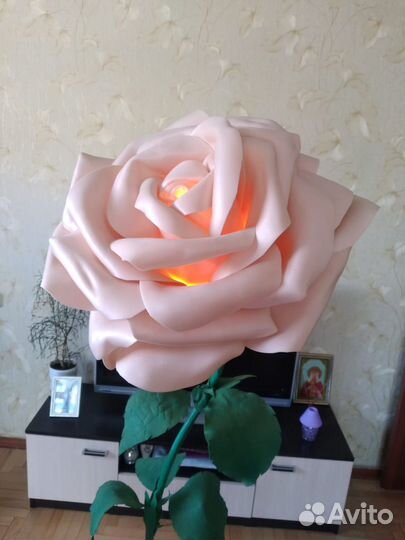 Торшер напольный роза