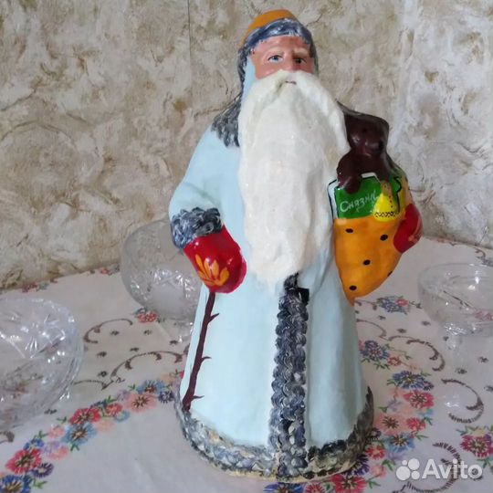 Дед мороз Папье-маше СССР