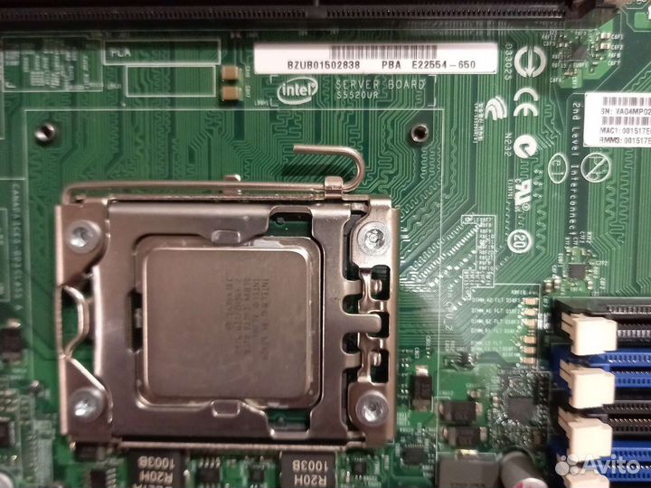 Материнская плата с процессором Xeon e5620x2