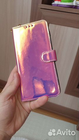 Чехол книжка на samsung s10 plus новый