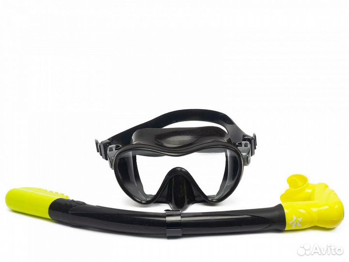 Комплект маска и трубка Агидель Black Type Black Y