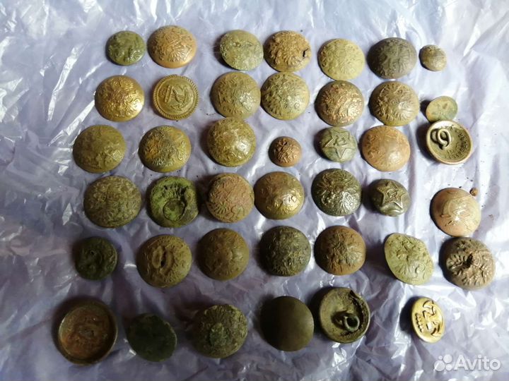 Старинные пуговицы