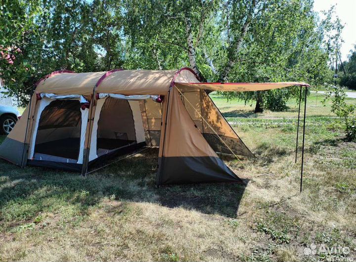 Палатка(120+145+240)х260х195 4-местная 2комнатная