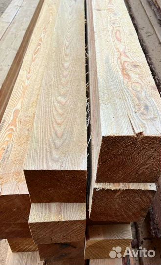 Брус от производителя лиственница 100х150мм, гост