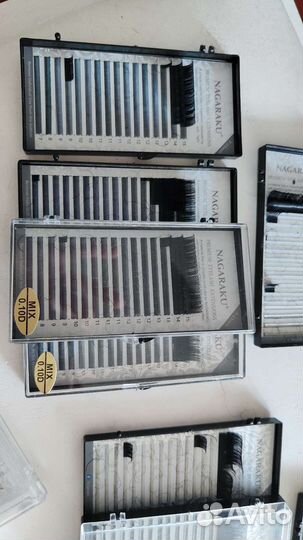 Ресницы для наращивания бу