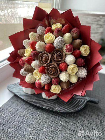 Букет клубника в шоколаде