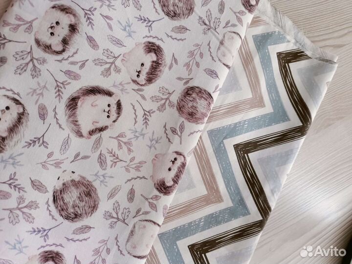 Два отреза хлопка для рукоделия