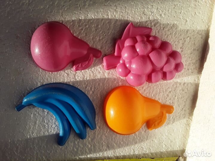 Игрушки СССР - формочки фруктов