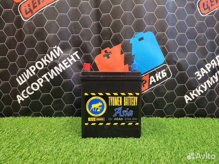 Аккумулятор тюмень азия 40 Ah п.п
