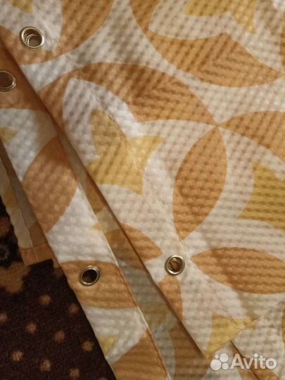 Штора для ванной тканевая