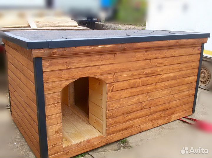 Будка для собаки утепленная вольер