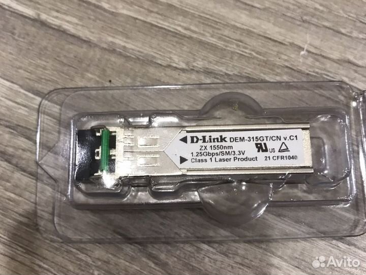 Трансивер D-Link DEM-315GT, 1-port mini-gbic ZX Si