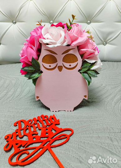 Букет из мыльных цветов