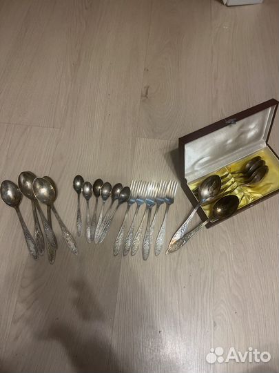 СССР Столовые приборы мельхиор