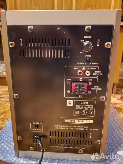 Активный сабвуфер JVC SP - PW 1000