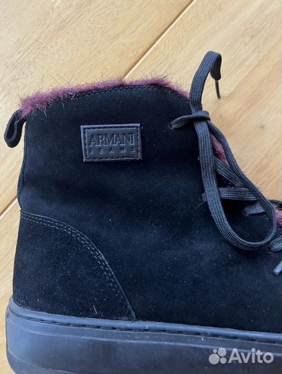 Кеды зимние armani