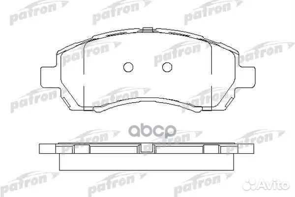 Колодки тормозные дисковые передн subaru: impre