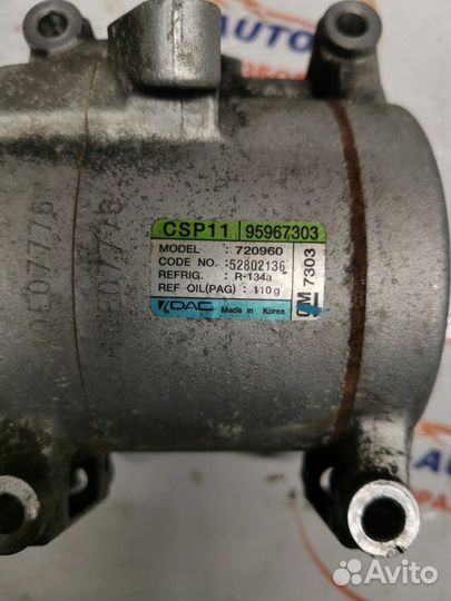 Компрессор кондиционера Chevrolet Spark 1.2 B12D1