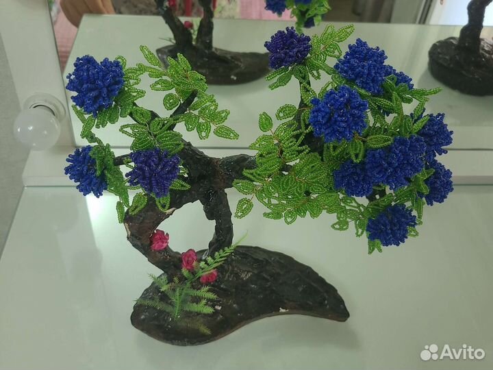 Цветы из бисера