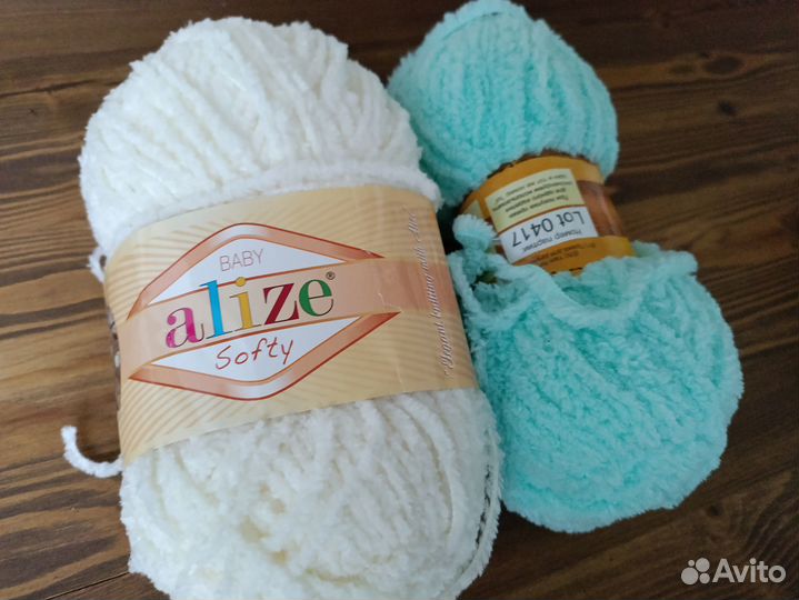 Пряжа Alize Softy и Alize Sofia (вместе)