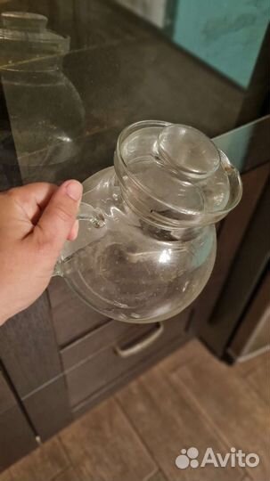 Чайник заварочный 1л богемия тонкое стекло