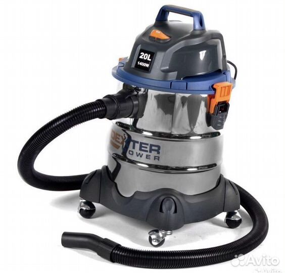 Строительный пылесос 1400Вт рабочий трудяга