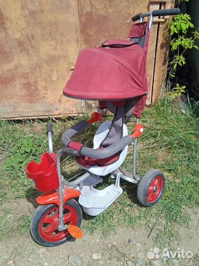 Трёхколёсный велосипед коляска
