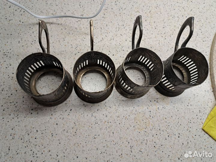 Подстаканники СССР спасская башня