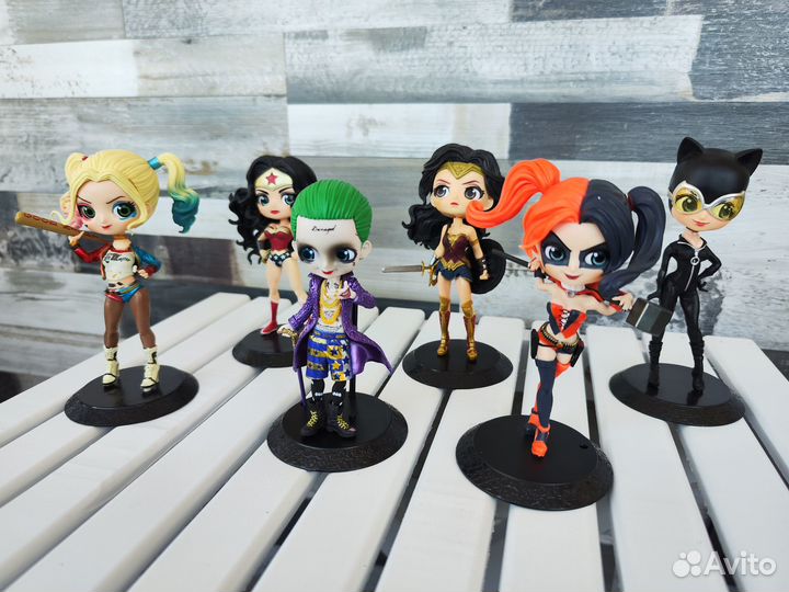 Фигурка Харли Квин, Джокера и Супер Женщина