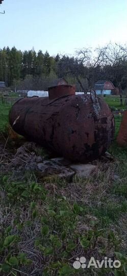 Бочка железная под воду или септик канализацию