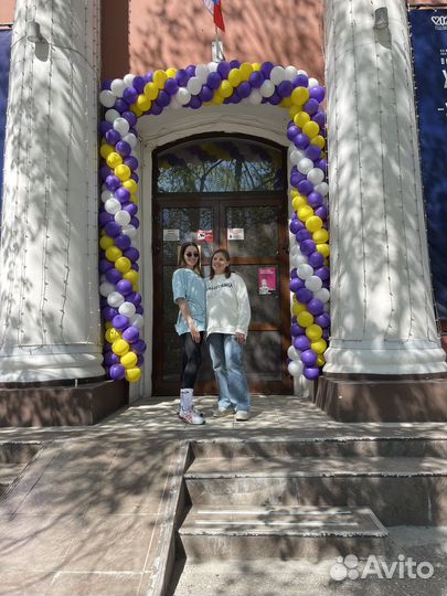 Оформление воздушными шарами, арка