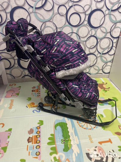 Санки коляска ника 7-8sk