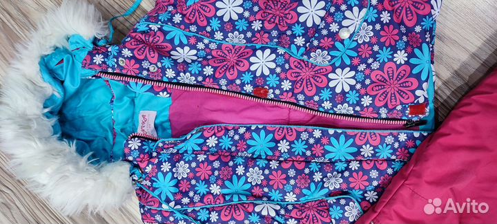 Зимний костюм для девочки 110