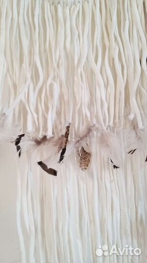 Арка штора макраме бохо